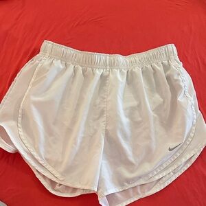 Nike Women's White Sports Shorts